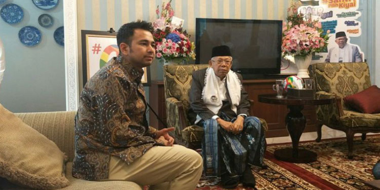 Raffi Ahmad Sambangi Maruf Amin PDI Perjuangan Jawa Timur