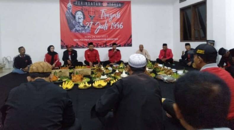 DPC Magetan Tahlilan Peringati Kudatuli 1996 DPD PDI Perjuangan Jawa