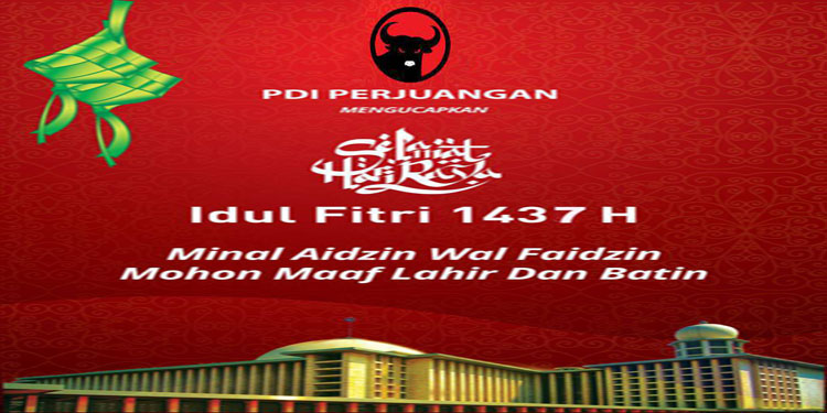 Idul Fitri Momentum Silaturahim Nasional Dpd Pdi Perjuangan Jawa Timur