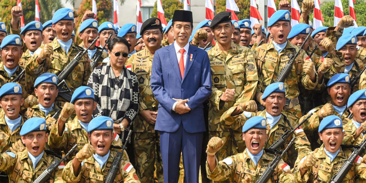 Lepas Pasukan Garuda Penjaga Perdamaian, Jokowi: Jaga Nama Baik Bangsa ...