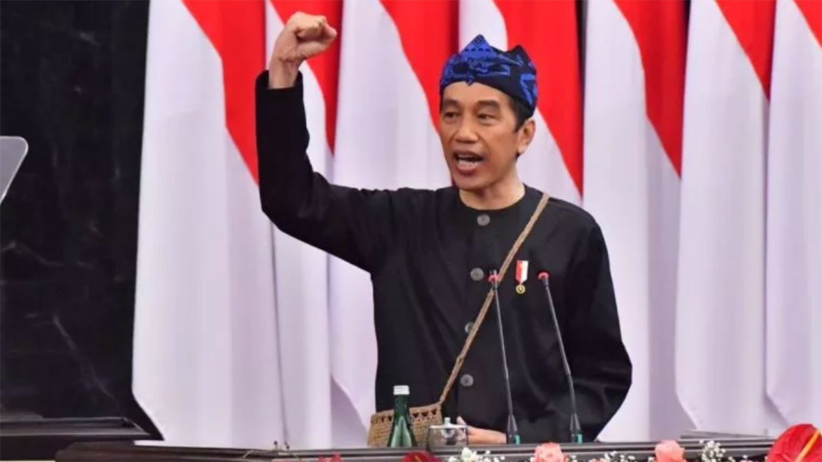 Kenakan Baju Adat Baduy, Ini Pidato Jokowi Jelang HUT Kemerdekaan RI ...