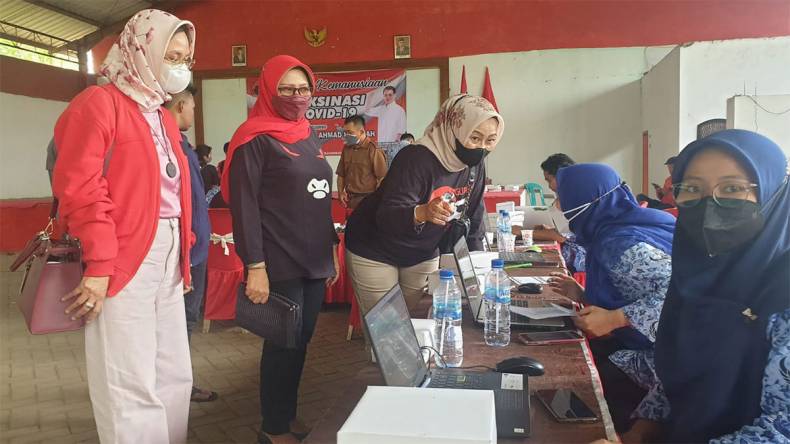 DPC Kabupaten Malang Sisir Warga yang Belum Tervaksin, Kali Ini di Pagak