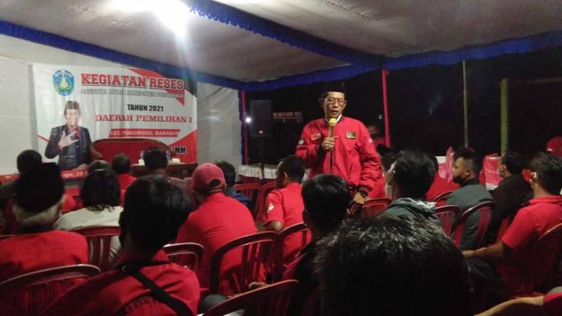 Bertemu Ratusan Kader Banteng Ponorogo, Agung Ingatkan Komitmen Kerakyatan Partai