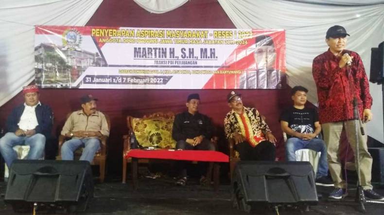 Reses, Martin Hamonangan Serap Aspirasi Petani Kopi Kalibaru Banyuwangi