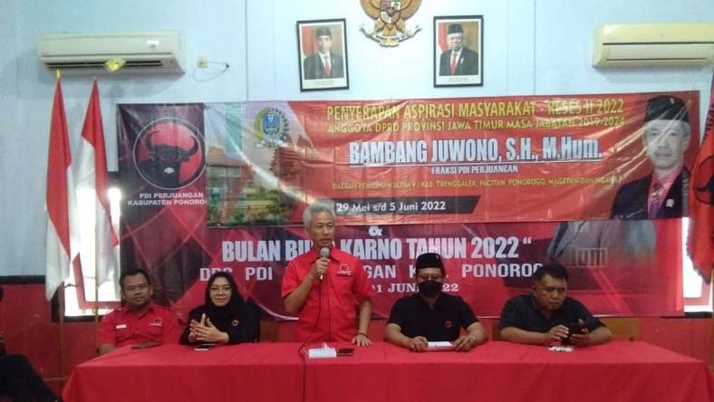 Peringati Hari Lahir Pancasila Bambang Juwono Sampaikan Makna