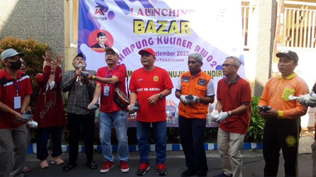 Launching Kampung Kuliner, Made Borong Dagangan Warga Ketawanggede