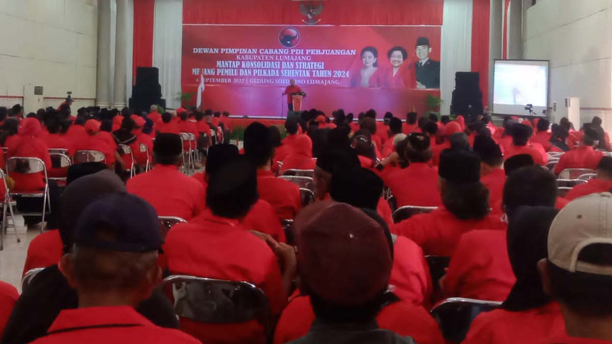 DPC Lumajang Konsolidasi Siapkan Jalan Kemenangan Pemilu 2024