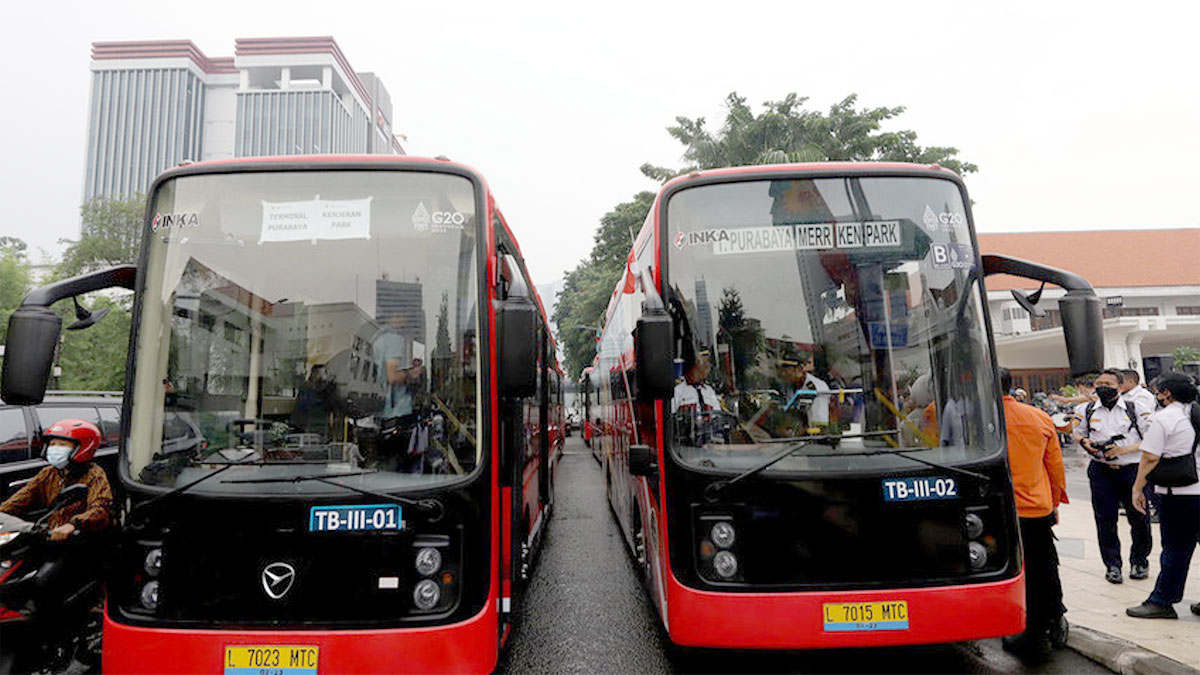 Sinergi Dengan Kemenhub, Eri Cahyadi Launching Bus Listrik “Trans ...