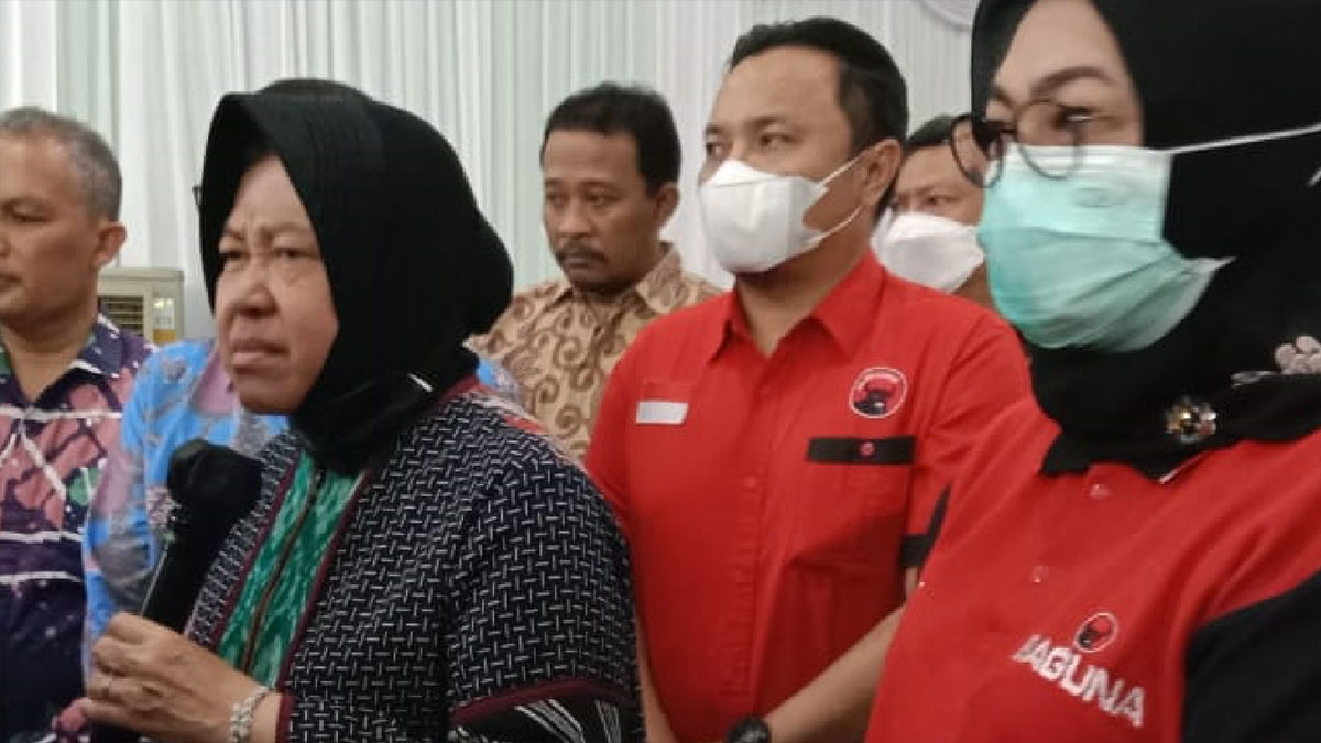 Ke Jombang, Risma Bantu Penyandang Disabilitas hingga Bakar Semangat Kader PDIP Jatim