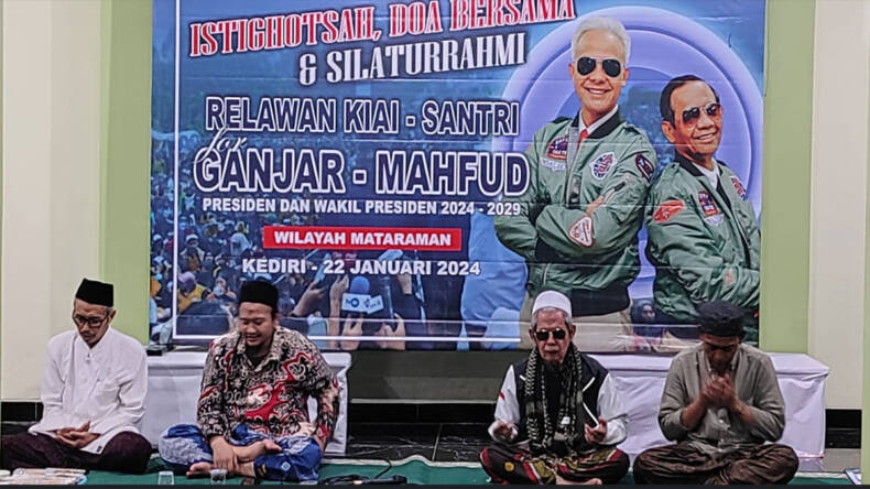 Di Kediri Kyai Gawagis Dan Santri Se Mataraman Istighosahan