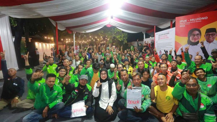 PDIP-Jatim-Ipuk-dan-Ojol-06112024