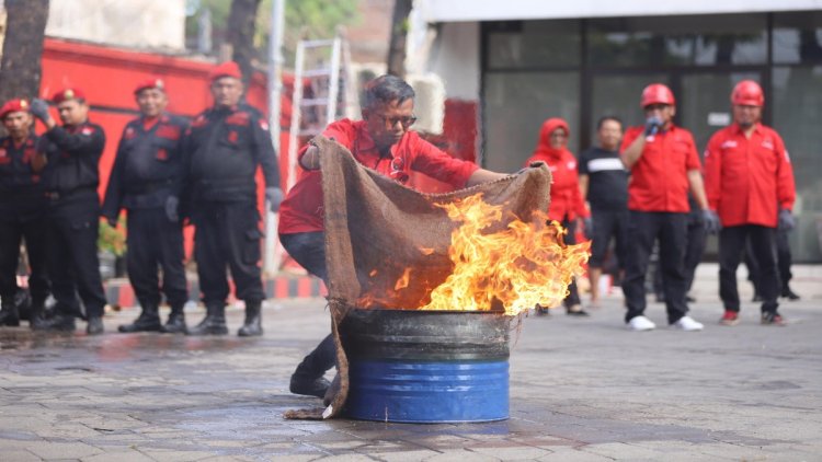 pdip jatim 250907 simulasi bencana 01